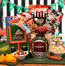 It's Football Time Gift Pail